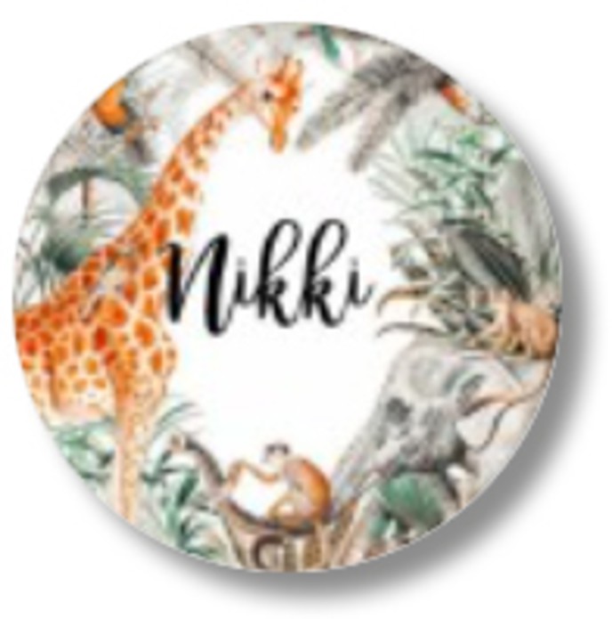 Sluitsticker jungle