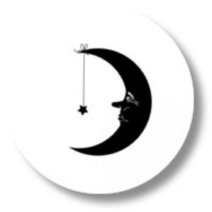 Sluitsticker maan