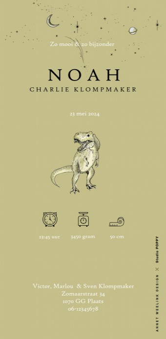 kaart achterzijde