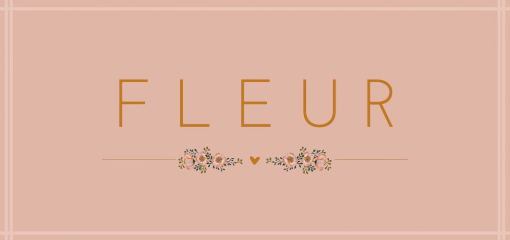 Geboortekaartje folie klassiek met bloemen