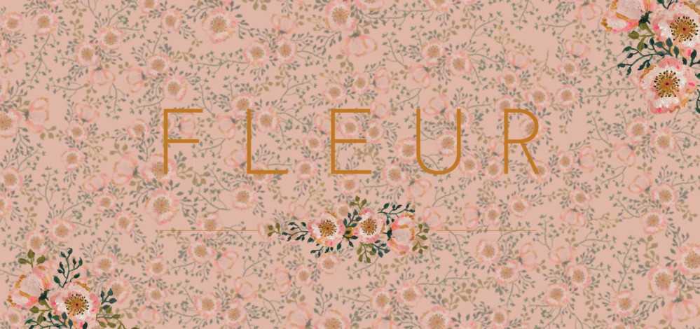 Geboortekaartje bloemen romantisch