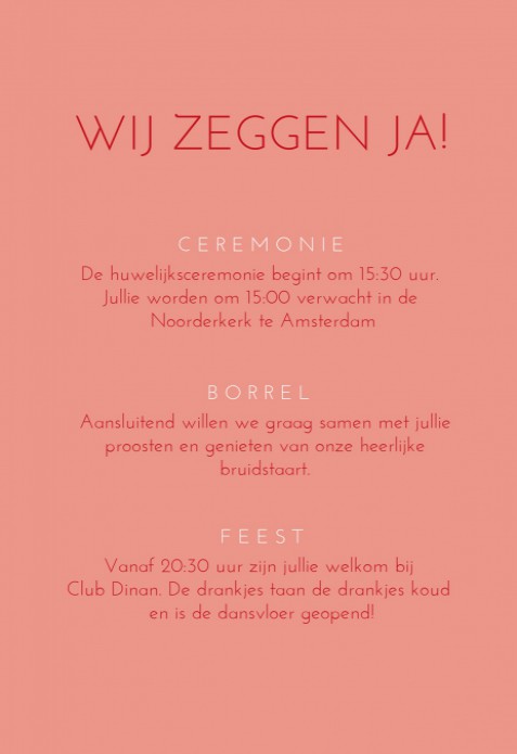 kaart achterzijde