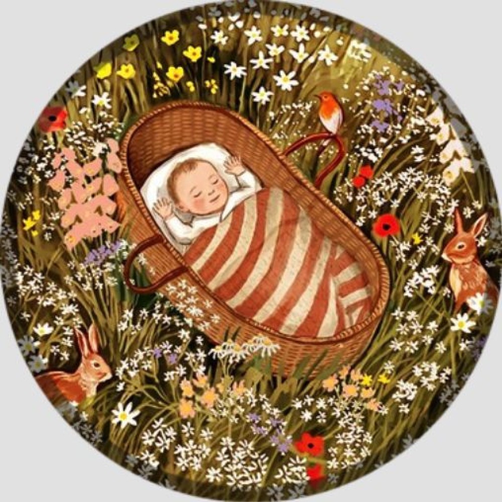 Sluitsticker bloemenveld