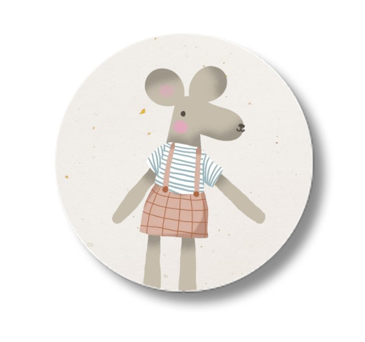 Sluitsticker muisje