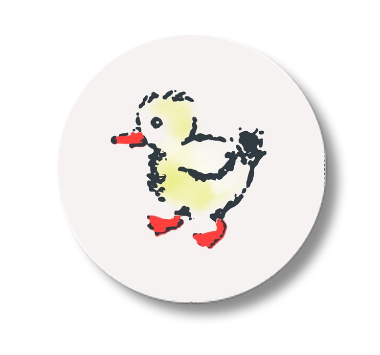 Sluitsticker eendje