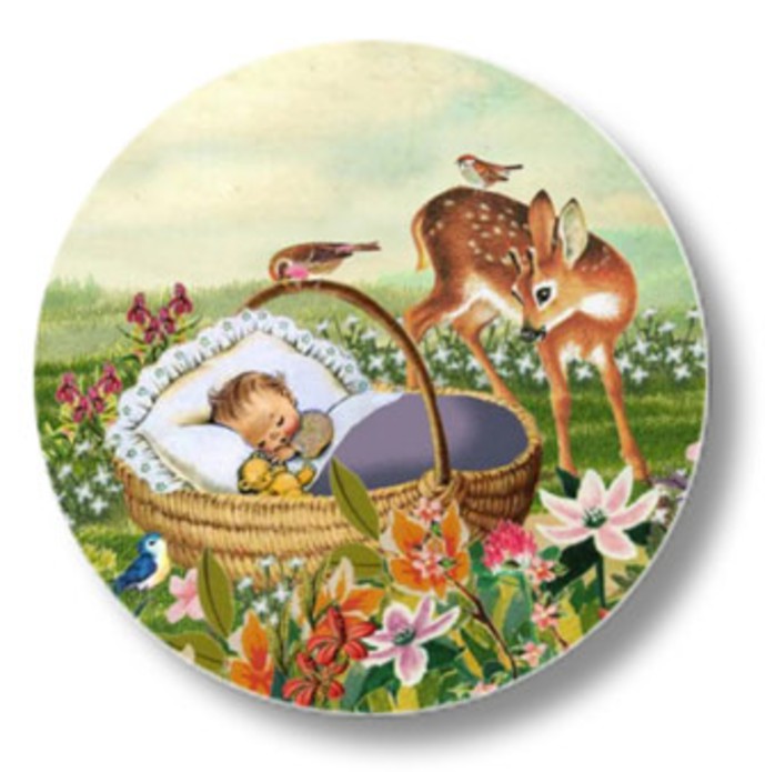 Sluitsticker wiegje