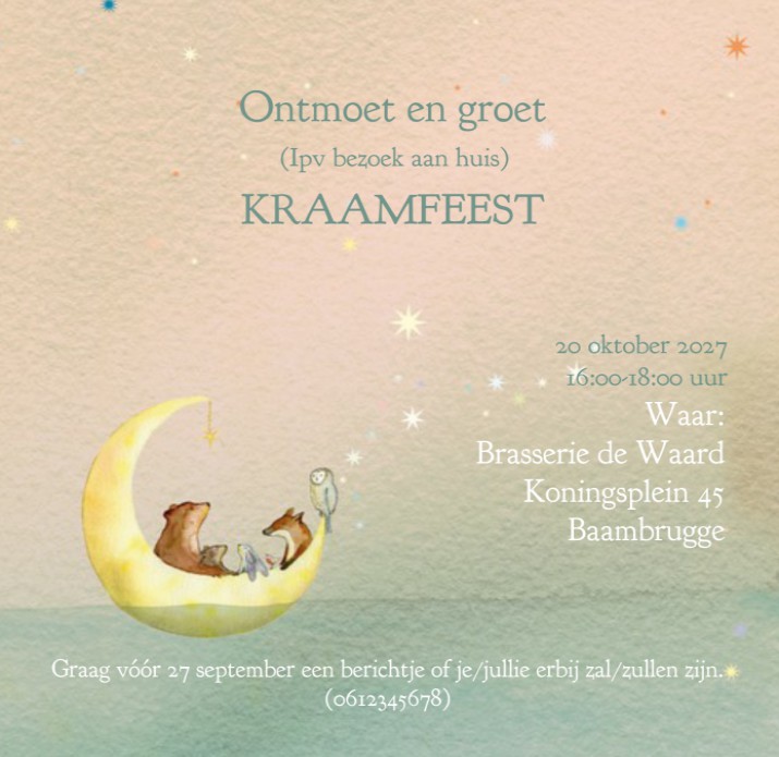 kaart achterzijde