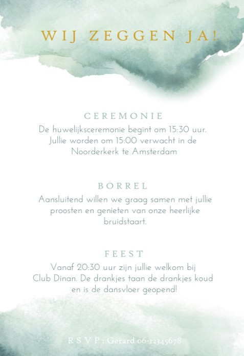 kaart achterzijde