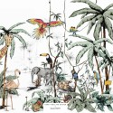 Geboortekaartje 'Jungle Tonal' van Annet Weelink Design achter