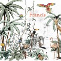 Geboortekaartje 'Jungle Tonal' van Annet Weelink Design voor