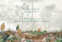 Geboortekaartje tropical jungle binnen
