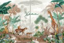 Geboortekaartje tropical jungle voor