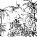 Geboortekaartje 'Jungle Tonal' van Annet Weelink Design achter