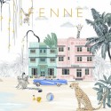 Geboortekaartje 'Miami Beach' van Annet Weelink Design voor