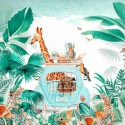 Geboortekaartje avontuur Volkswagen in de jungle achter