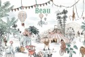 Geboortekaartje 'Cirque du Fantasy' van Annet Weelink Design voor